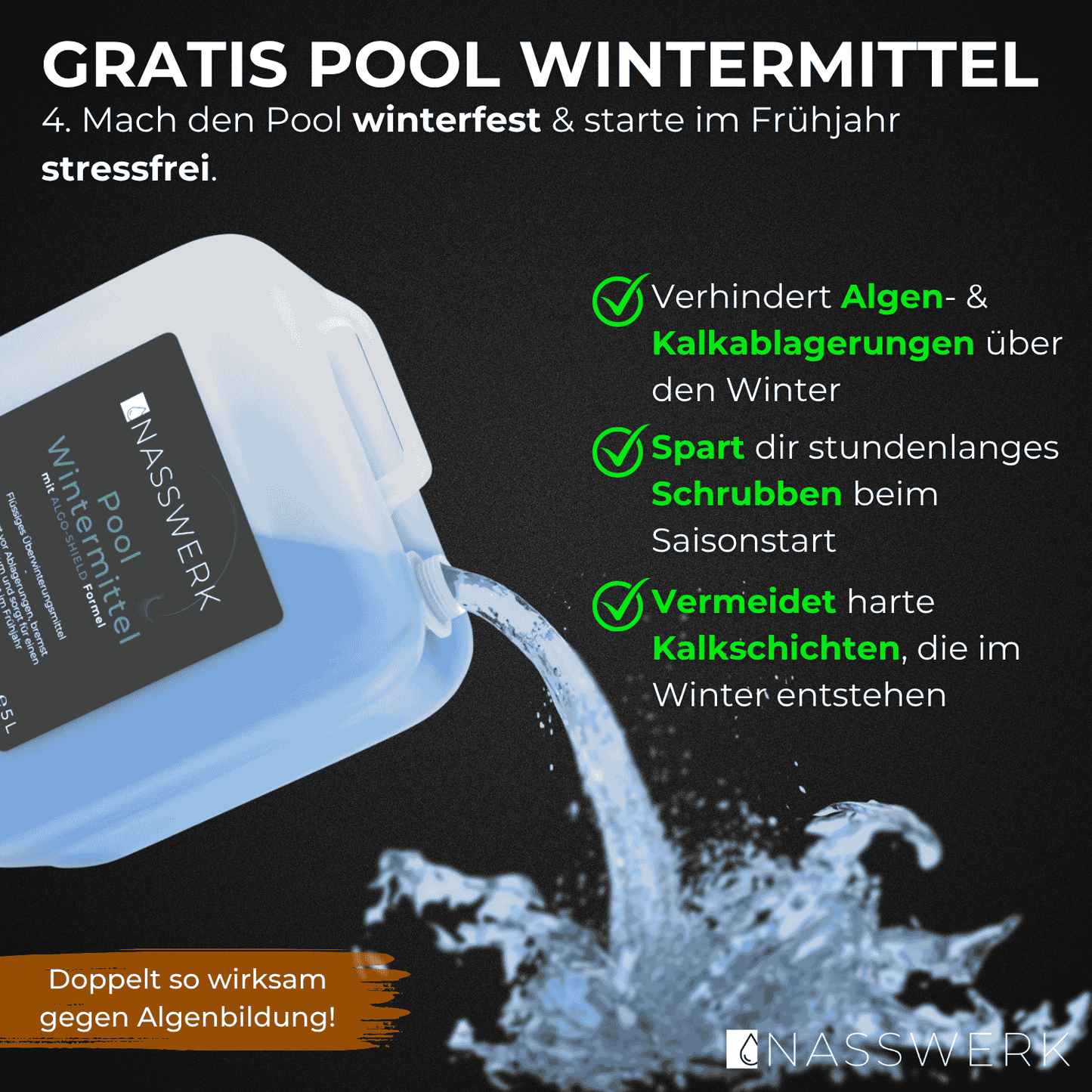 All in One Pflegeset + Gratis Pool Wintermittel
