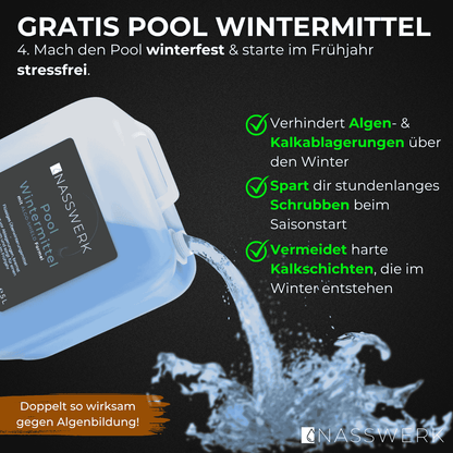 All in One Pflegeset + Gratis Pool Wintermittel