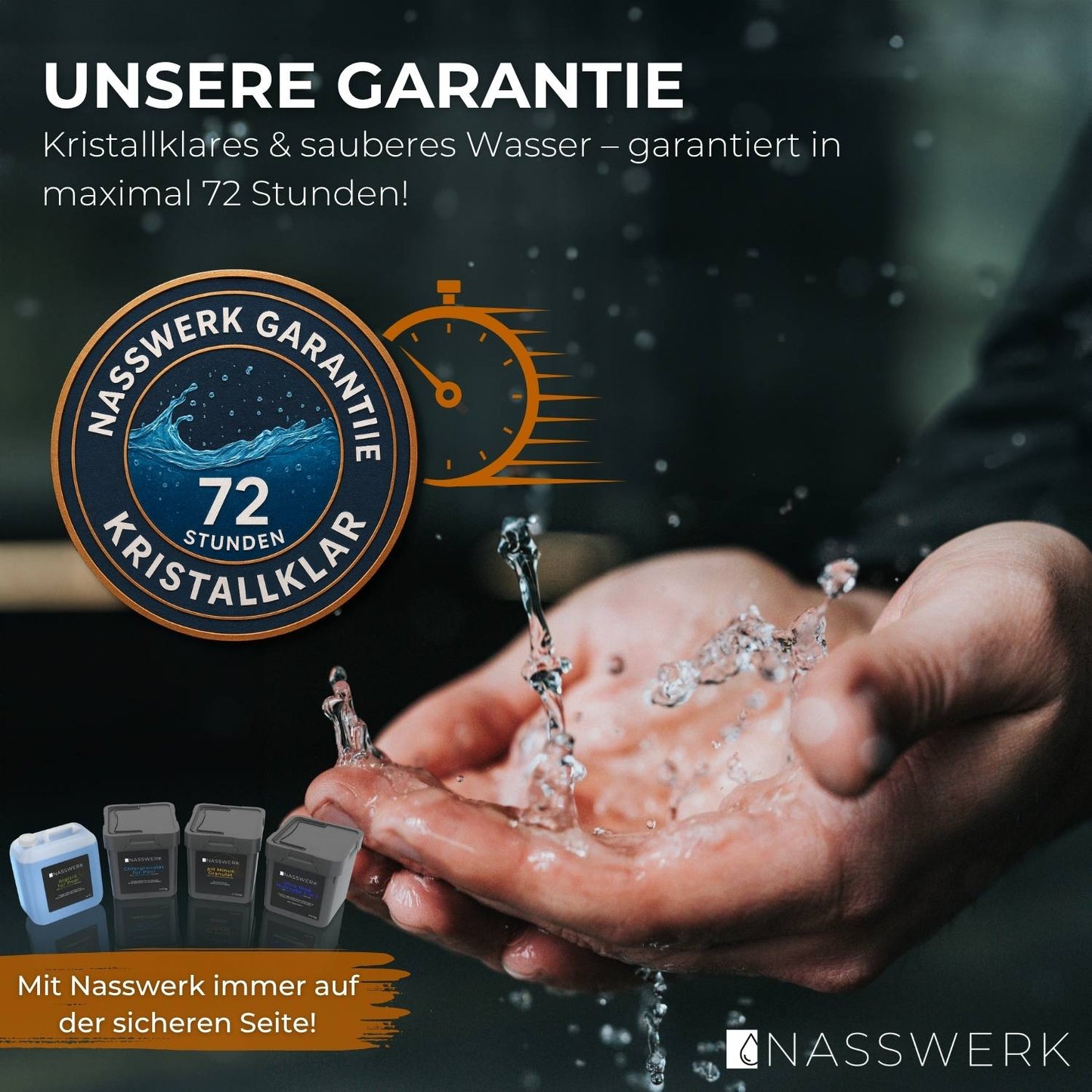 Nasswerk Sorglos Paket (Ultra blue Tabs 20g)