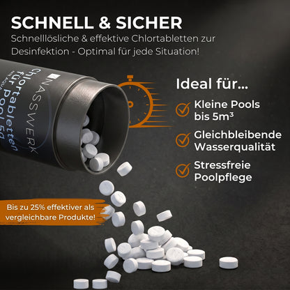 Chlortabletten - 5g schnelllöslich | pH Neutral