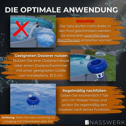 Chlortabletten - 5g schnelllöslich | pH Neutral