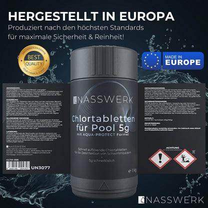 Chlortabletten - 5g schnelllöslich | pH Neutral