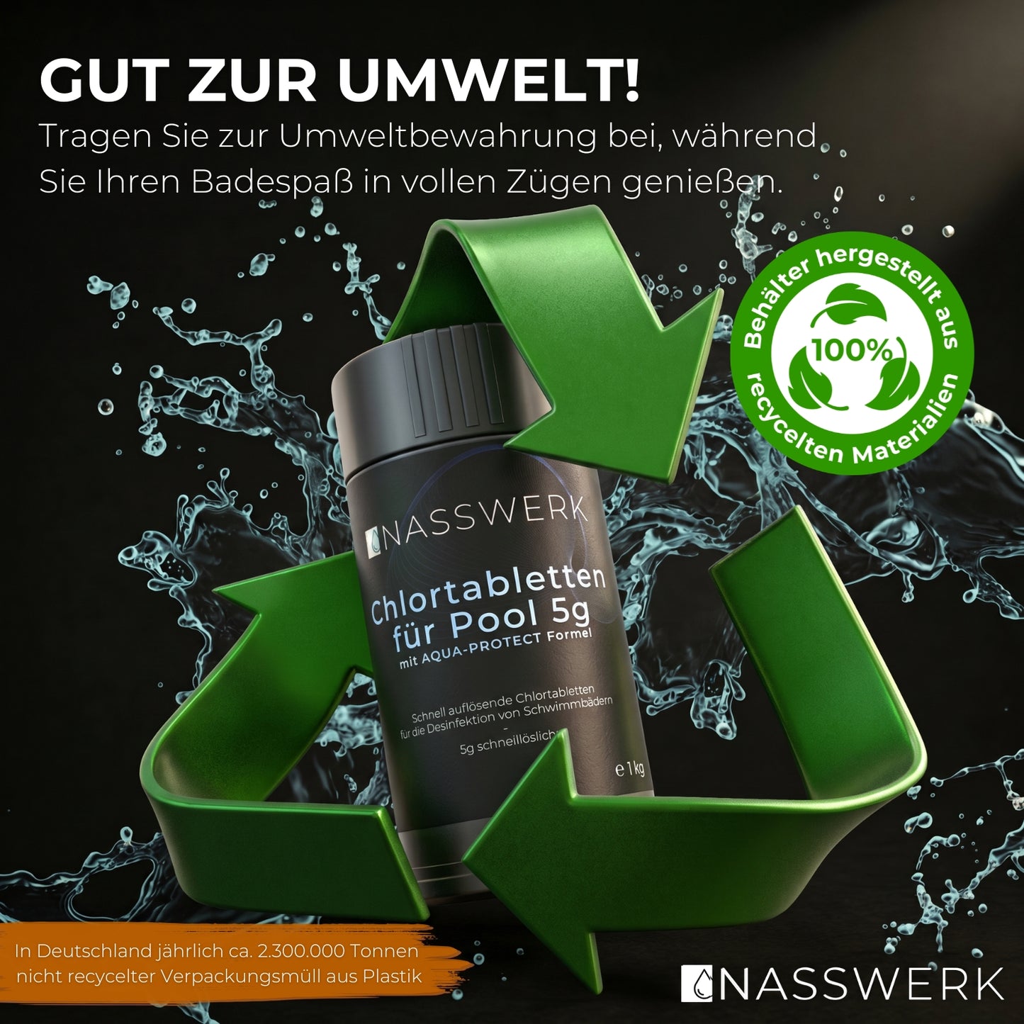 Chlortabletten - 5g schnelllöslich | pH Neutral