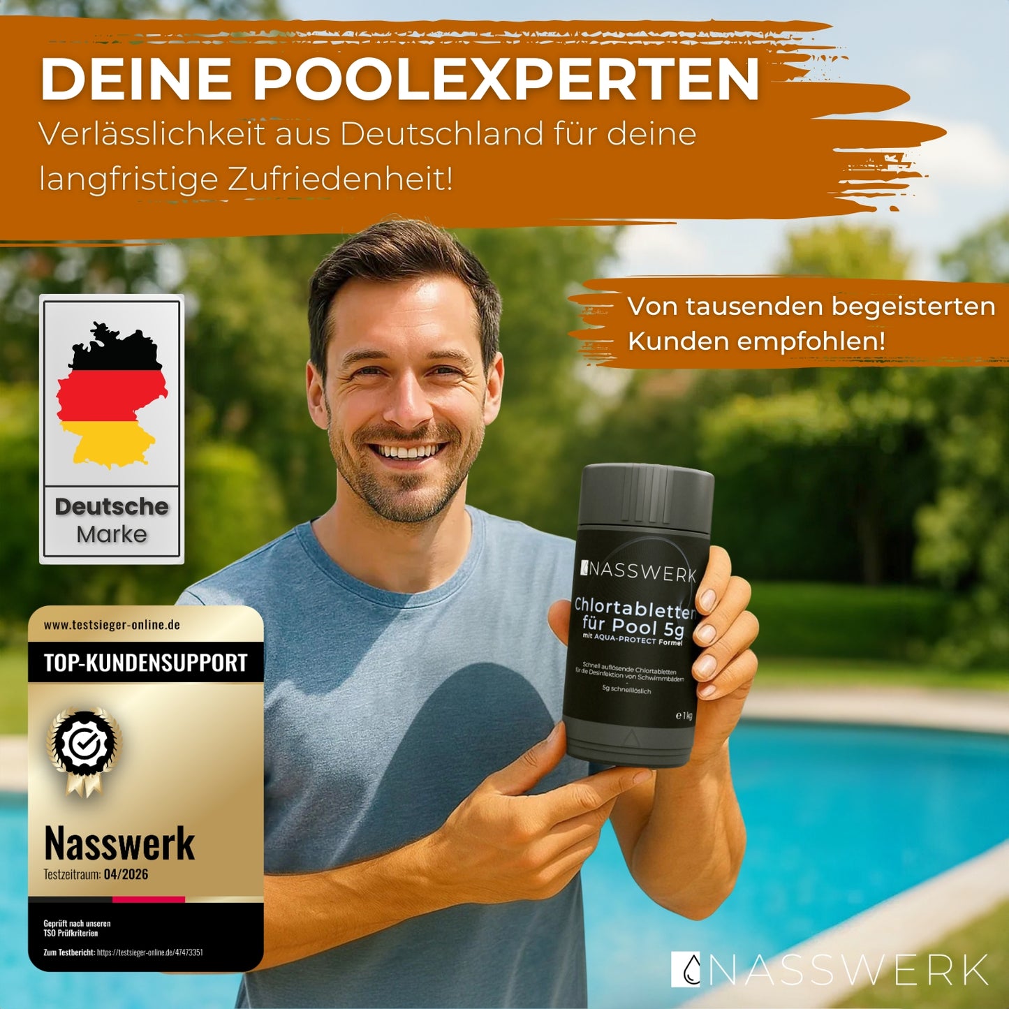 Chlortabletten - 5g schnelllöslich | pH Neutral