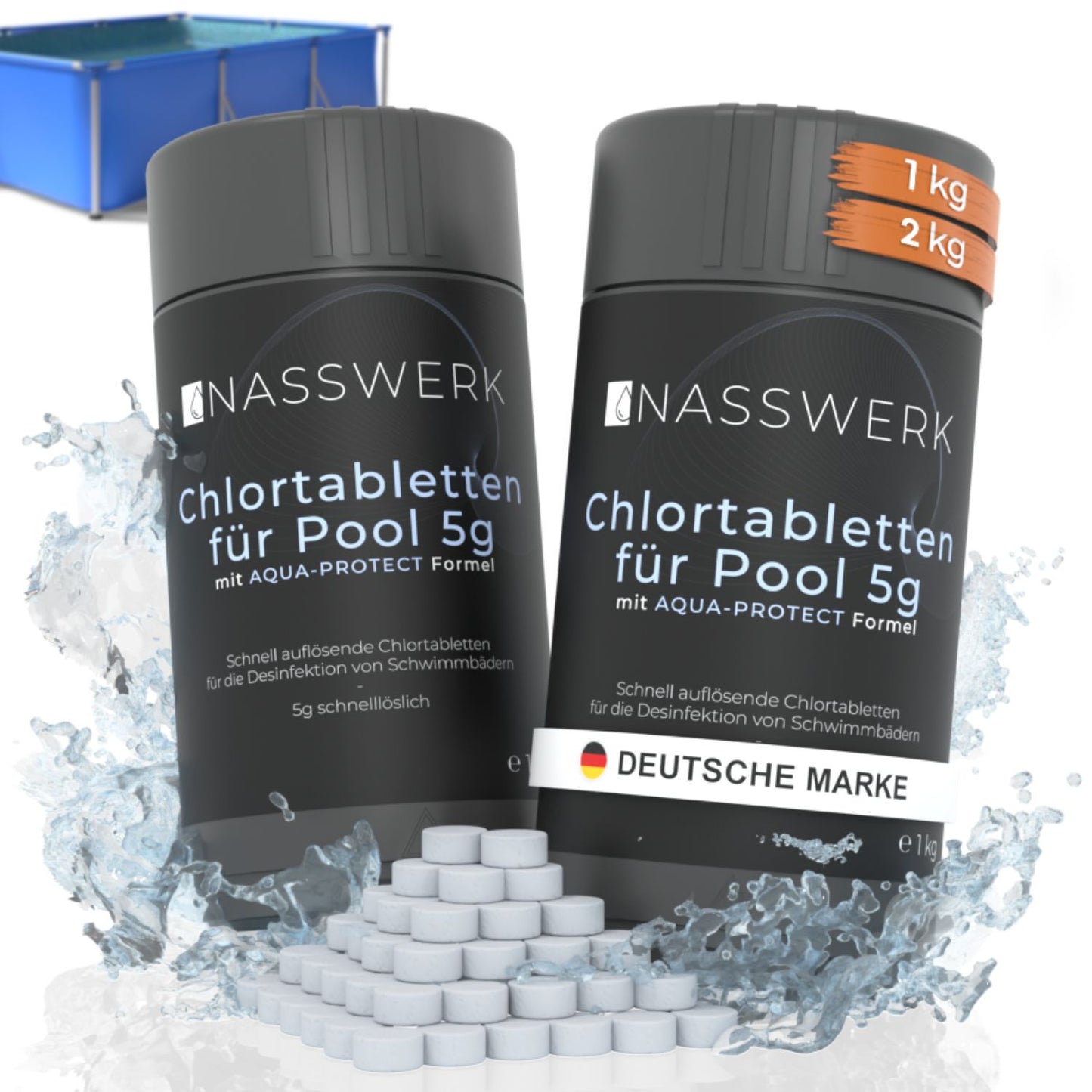 Chlortabletten - 5g schnelllöslich