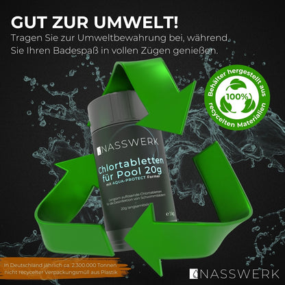Chlortabletten - 20g langsamlöslich | pH Neutral