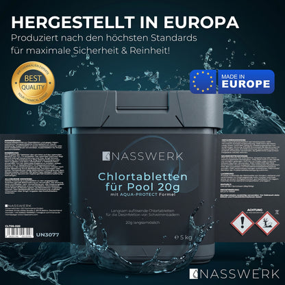 Chlortabletten - 20g langsamlöslich | pH Neutral