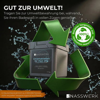 Chlortabletten - 20g langsamlöslich | pH Neutral