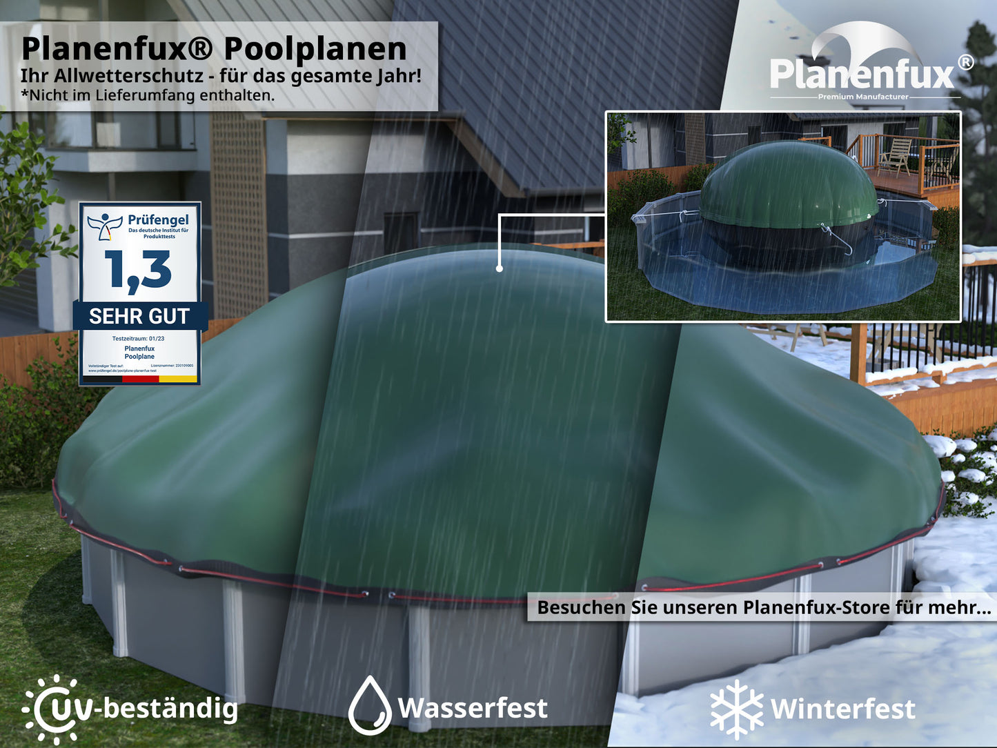Poolkissen XXL Winter