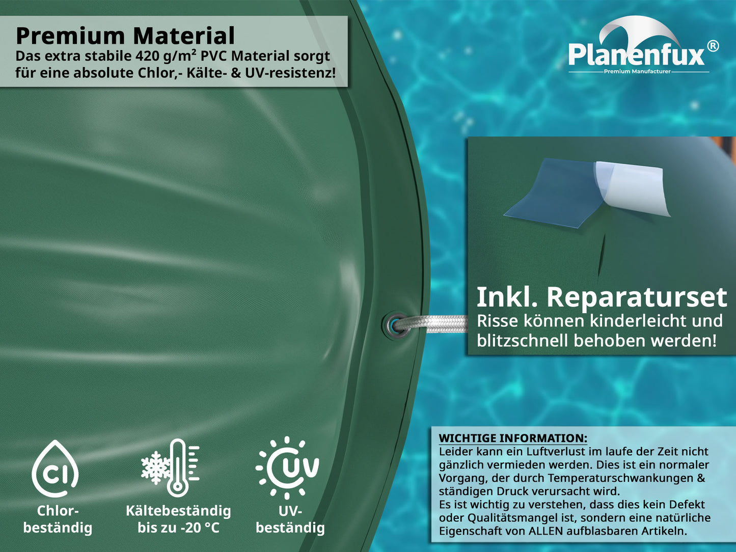 Poolkissen XXL Winter