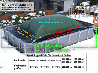 Poolkissen XXL Winter