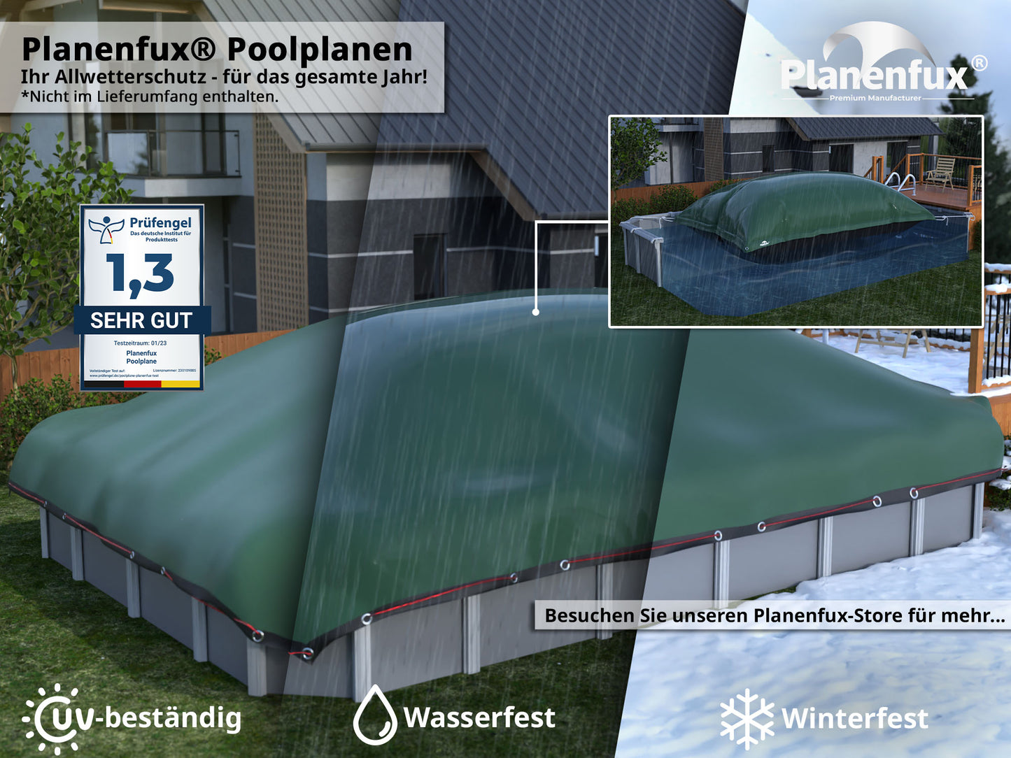 Poolkissen XXL Winter